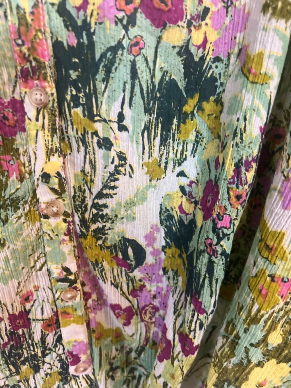 Anthropologie Pilcro Floral Boho Blouse - Picture 4 of 6